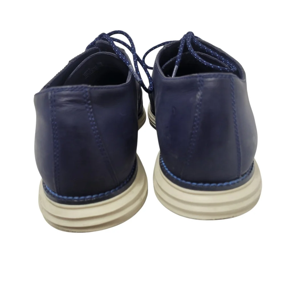Cole Haan Men's Oxford Blue Ivory Casual Lace-Up Shoes C27998 Size 10M
